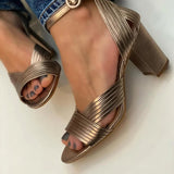 Calíope - Elegant Sandals with Straps
