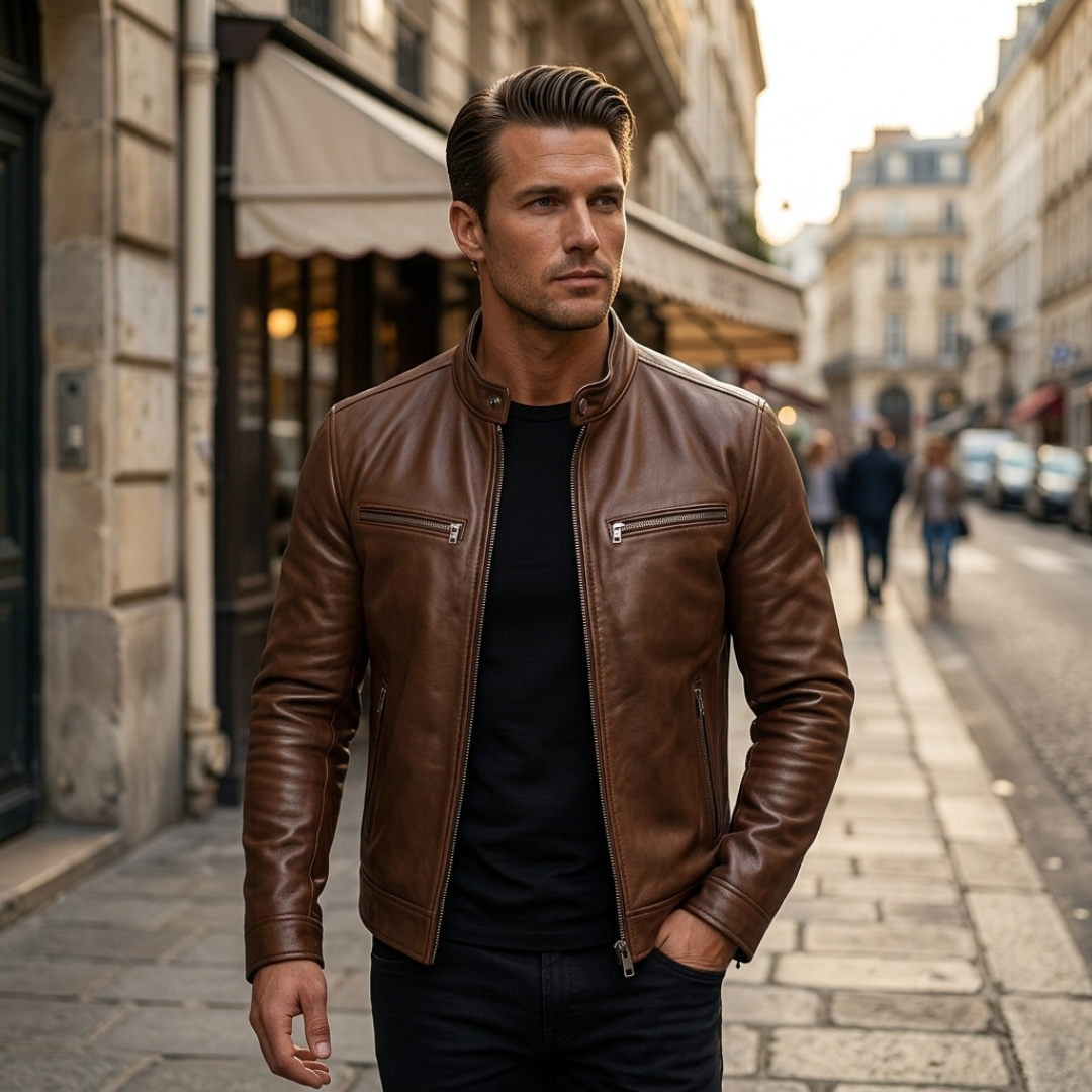 Giannis - Δερμάτινο Jacket