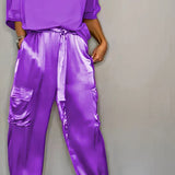 AMELIA | Stylish Two-Piece Blouse and Cargo Pants Set